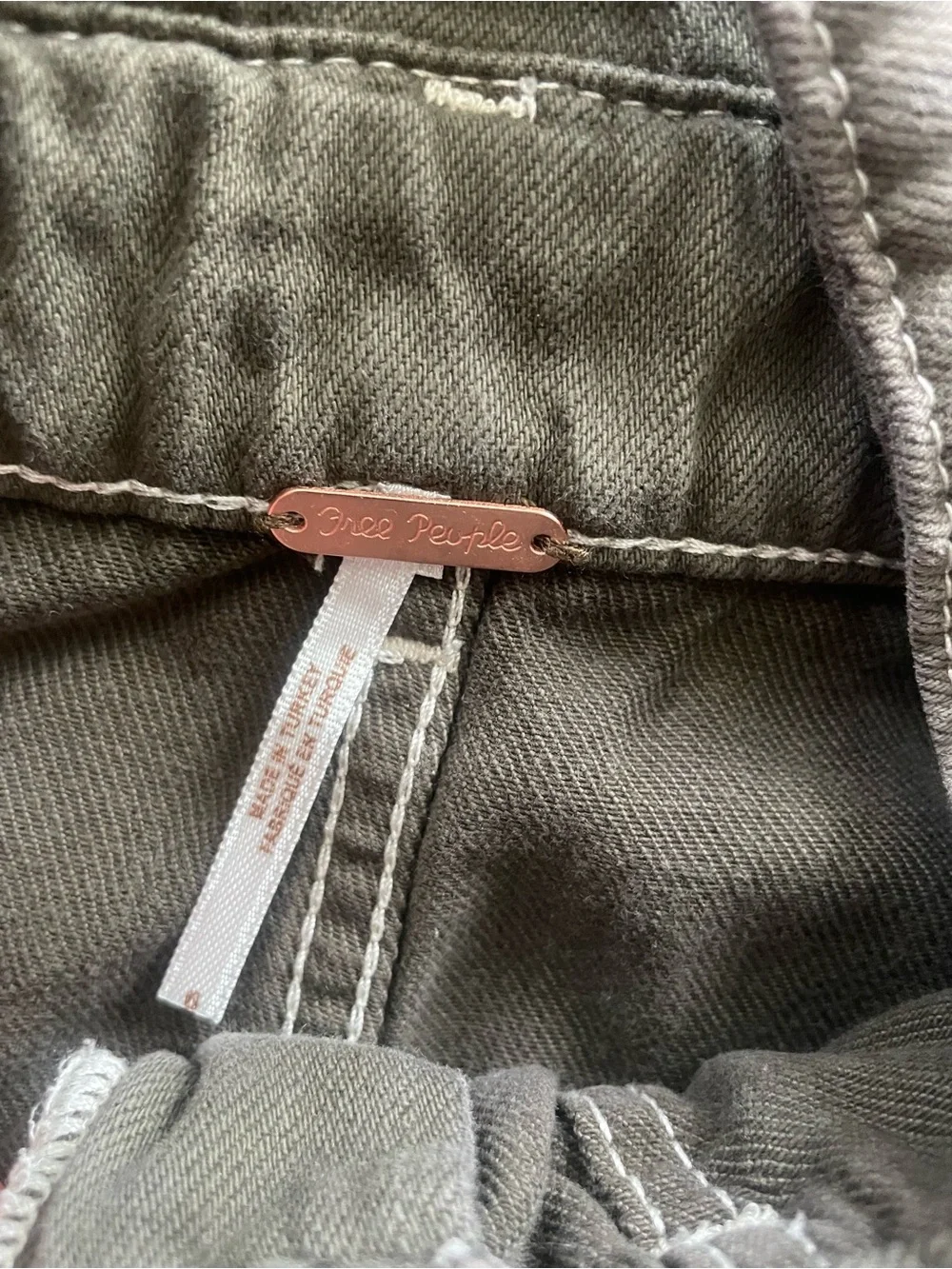 Free people cargo miniskirt - Picture 4 of 7